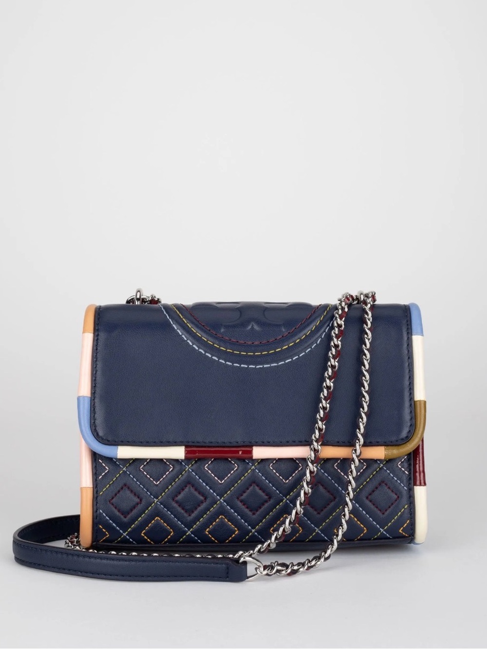Tory Burch Fleming Small Piping quilted leather shoulder bag - Picture 14 of 14